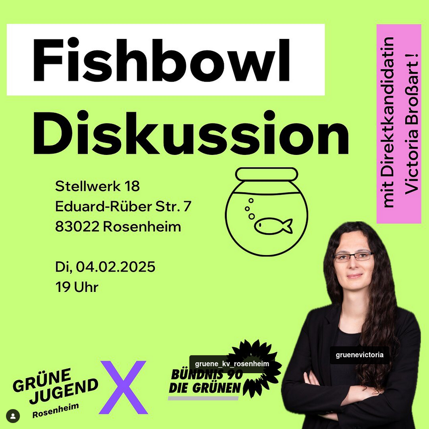 Fishbowl Diskussion der Grünen Jugend Rosenheim